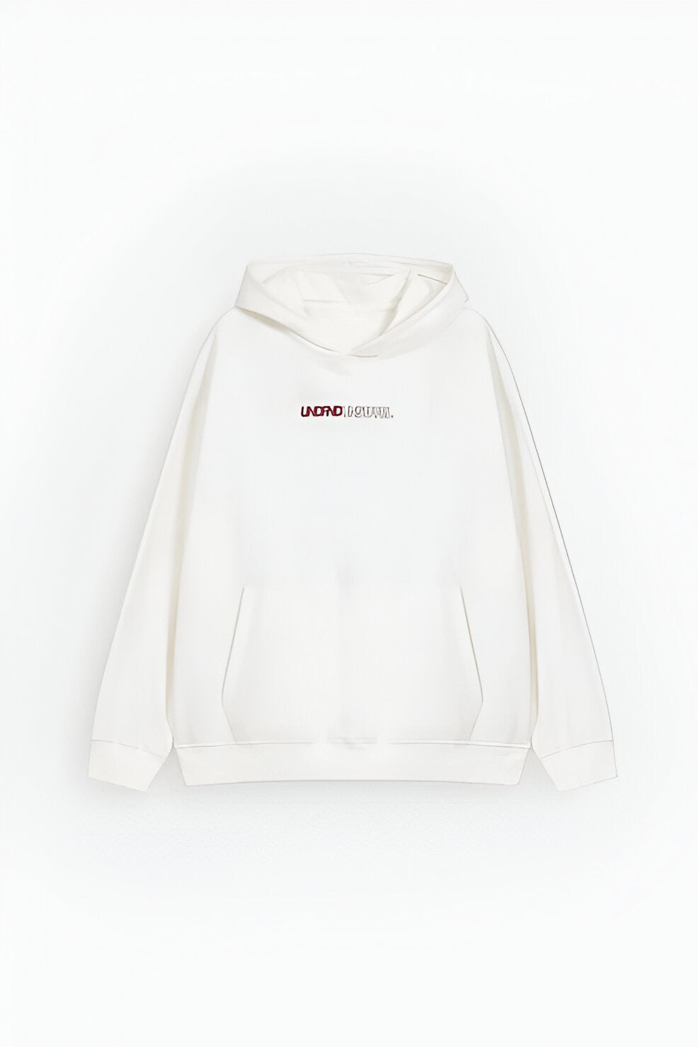 Men’s Slogan Print Hoodie, Kangaroo Pocket
