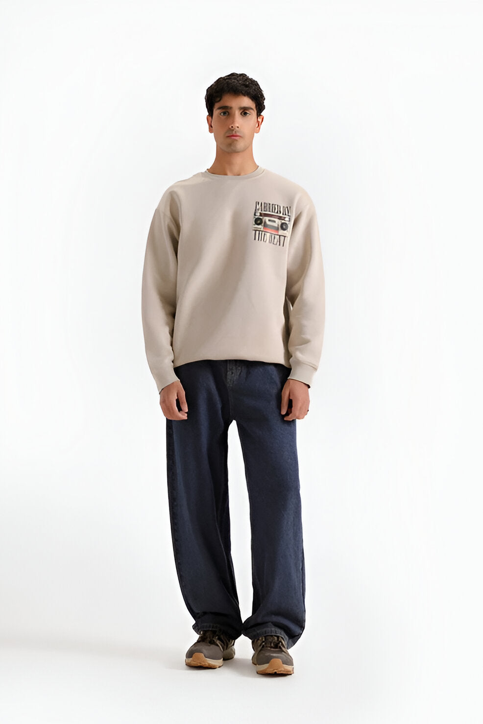 Men’s Sweatshirt, Crew Neck Long Sleeve