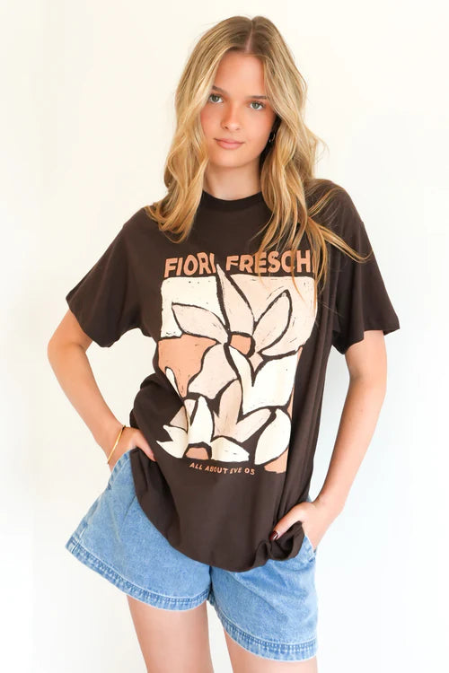Women’s Freschi Relaxed Tee Brown