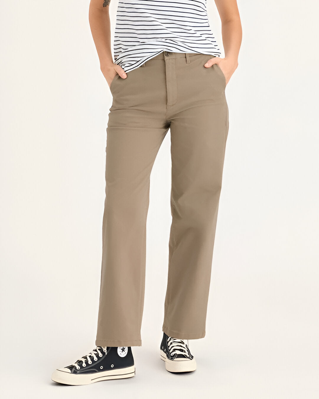 Women’s Blake Chino High Straight Fit, Stretch Twill