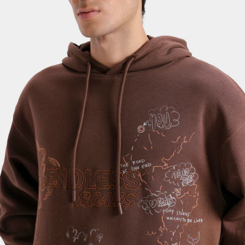 Men’s Hoodie with Adjustable Drawcord