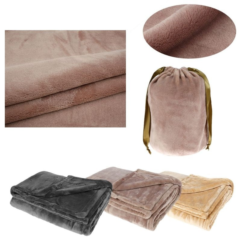 Electric Heated Blanket with Flannel Fabric and Simple Control, 63x33 Inches