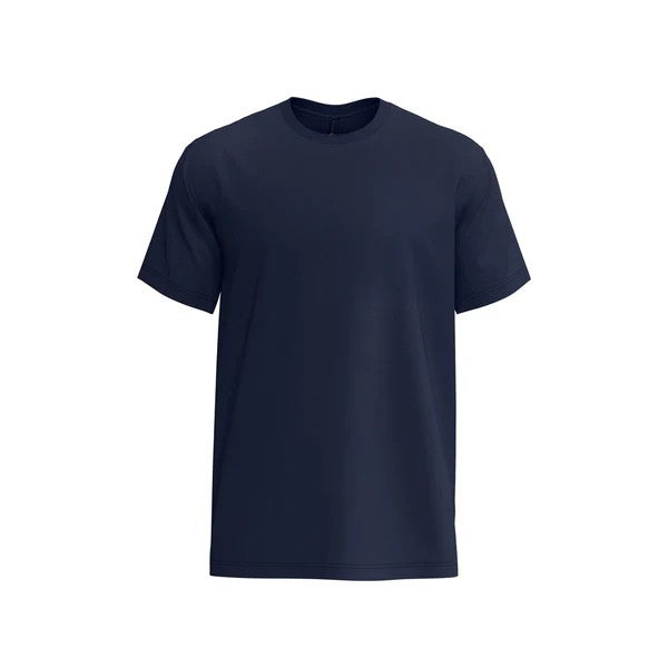 Men’s Tubular Black T-Shirt Heavyweight, Crew Neck