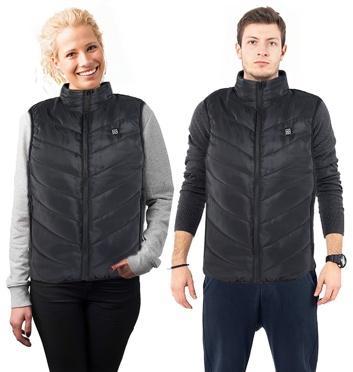 Heated Vest with Nine Carbon Fiber Zones and 10000mAh Battery