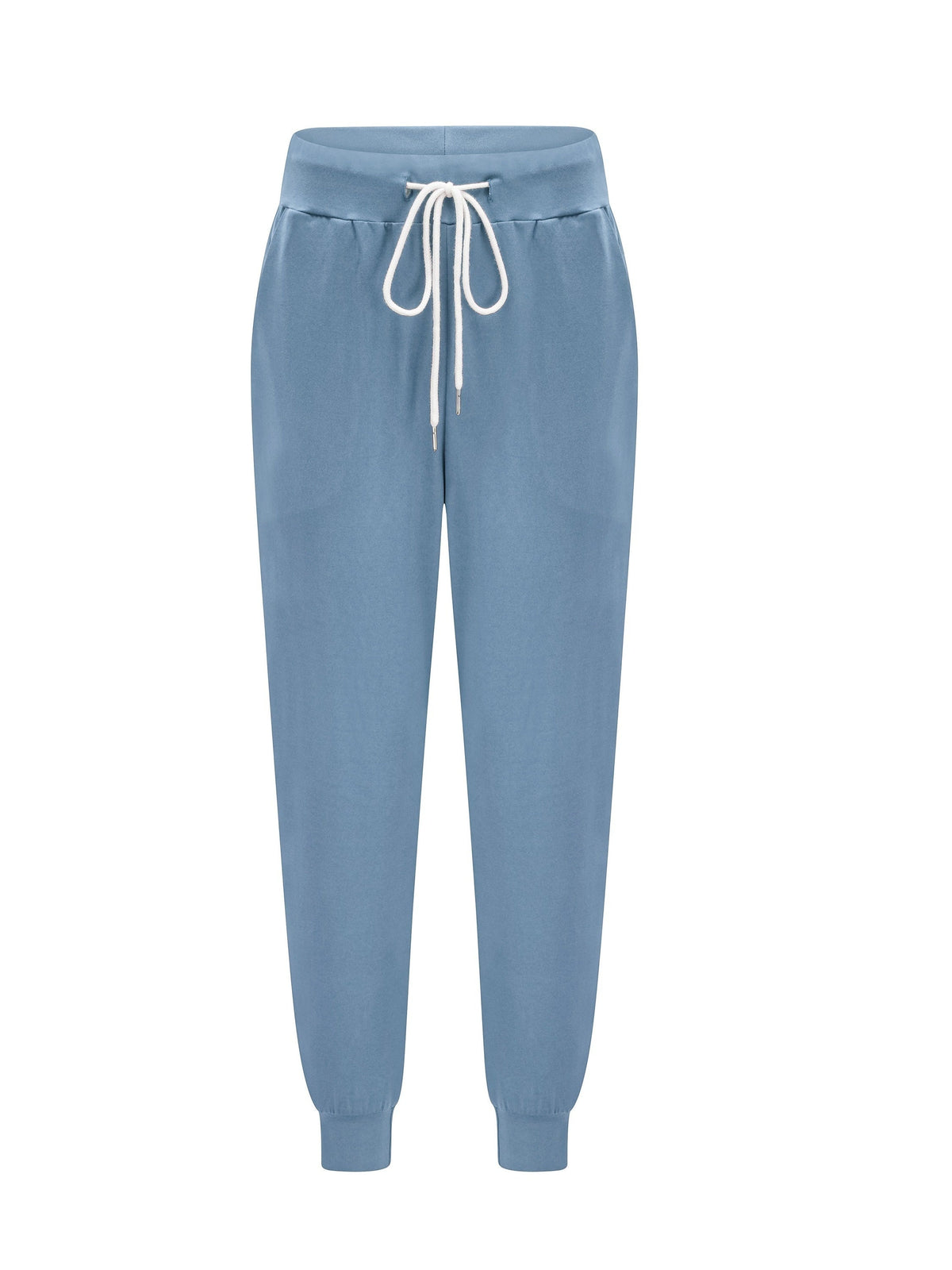 Tapered Joggers with Adjustable Drawstring Waist and Side Pockets