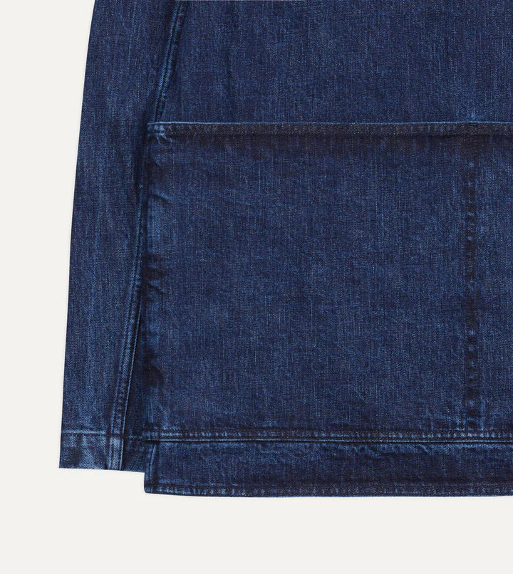 Men’s Indigo Wash Denim Field Jacket, Multi-Pocket