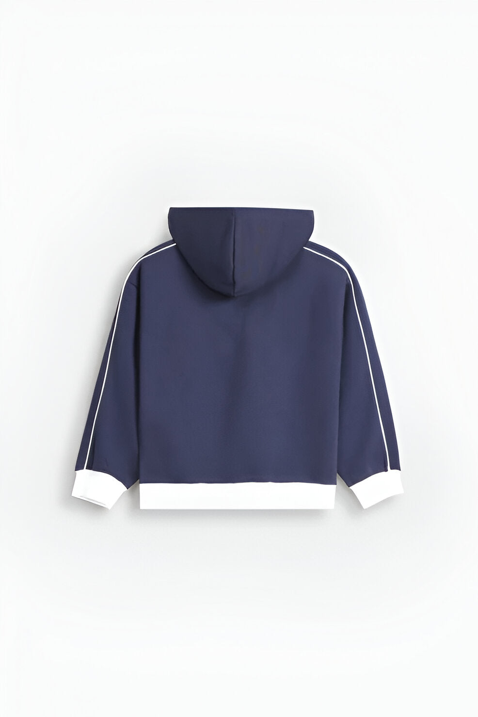 Women’s Activewear Hoodie, Contrast Stripes