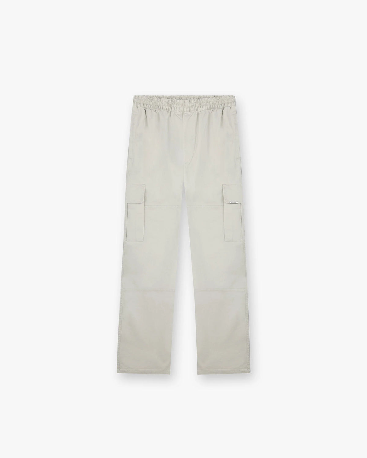 Men’s White Cargo Pants, Flap Pocket
