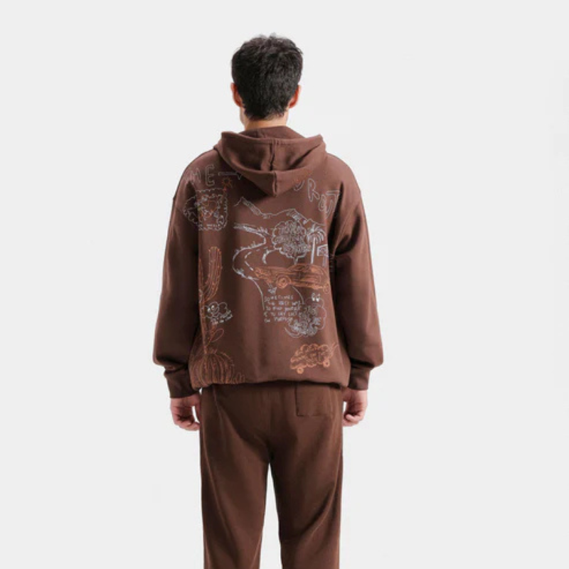 Men’s Hoodie with Adjustable Drawcord